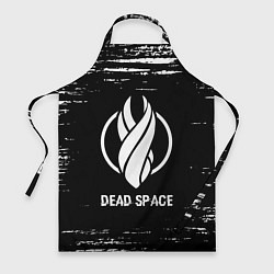 Фартук кулинарный Dead Space glitch на темном фоне, цвет: 3D-принт