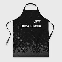 Фартук Forza Horizon glitch на темном фоне: символ сверху