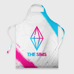 Фартук The Sims neon gradient style