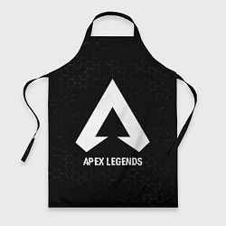 Фартук кулинарный Apex Legends glitch на темном фоне, цвет: 3D-принт