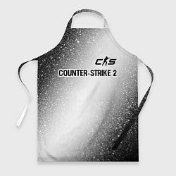 Фартук кулинарный Counter-Strike 2 glitch на светлом фоне: символ св, цвет: 3D-принт