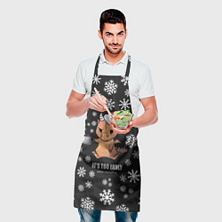 Фартук кулинарный Дракон с кофе, цвет: 3D-принт — фото 2