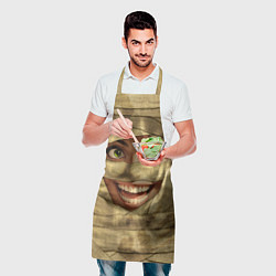 Фартук кулинарный Бандаж мумии светлый, цвет: 3D-принт — фото 2