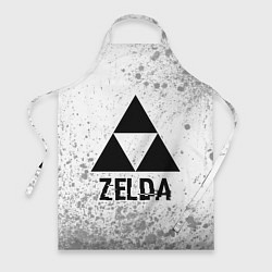 Фартук кулинарный Zelda glitch на светлом фоне, цвет: 3D-принт
