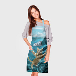 Фартук кулинарный Nirvana Cat, цвет: 3D-принт — фото 2