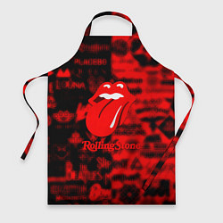 Фартук кулинарный Rolling Stones logo групп, цвет: 3D-принт