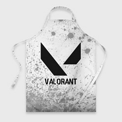 Фартук кулинарный Valorant glitch на светлом фоне, цвет: 3D-принт