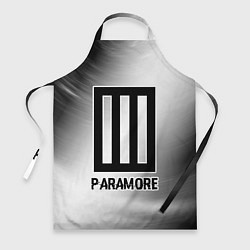 Фартук кулинарный Paramore glitch на светлом фоне, цвет: 3D-принт