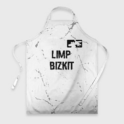 Фартук Limp Bizkit glitch на светлом фоне посередине