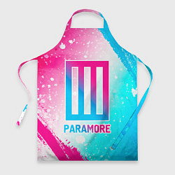 Фартук кулинарный Paramore neon gradient style, цвет: 3D-принт