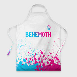 Фартук кулинарный Behemoth neon gradient style посередине, цвет: 3D-принт