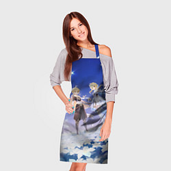 Фартук кулинарный Genshin Impact Итэр Люмин, цвет: 3D-принт — фото 2