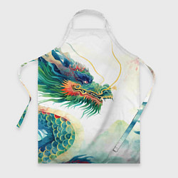 Фартук Japanese dragon - watercolor art