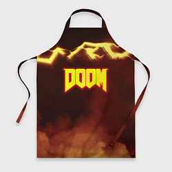 Фартук Doom storm огненное лого