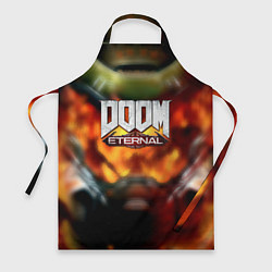 Фартук кулинарный Doom eternal games, цвет: 3D-принт