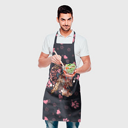 Фартук кулинарный Мастера меча онлайн паттерн, цвет: 3D-принт — фото 2