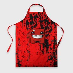 Фартук кулинарный Super Meat Boy краски, цвет: 3D-принт