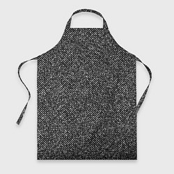 Фартук кулинарный Чёрно-белый текстурный, цвет: 3D-принт