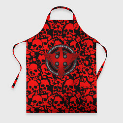 Фартук Thirty Seconds to Mars skull pattern