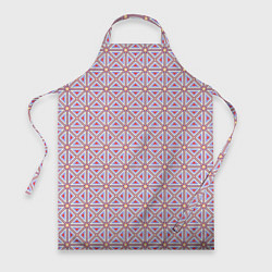 Фартук кулинарный Геометричный паттерн розовый, цвет: 3D-принт