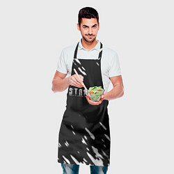 Фартук кулинарный Stalker искры белые, цвет: 3D-принт — фото 2