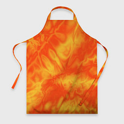 Фартук кулинарный Солнечный огонь абстракция, цвет: 3D-принт