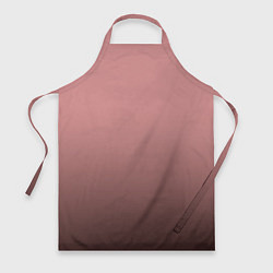 Фартук кулинарный Пыльно-розовый градиент, цвет: 3D-принт