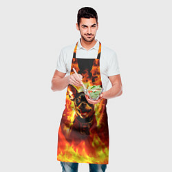 Фартук кулинарный Адский Пёс, цвет: 3D-принт — фото 2