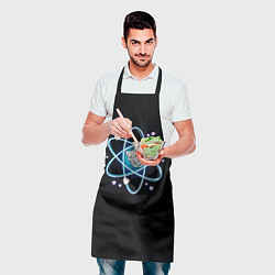 Фартук кулинарный Котик в атоме, цвет: 3D-принт — фото 2