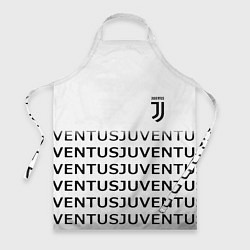 Фартук кулинарный Ювентус лого паттерн спорт, цвет: 3D-принт