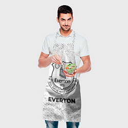 Фартук кулинарный Everton с потертостями на светлом фоне, цвет: 3D-принт — фото 2