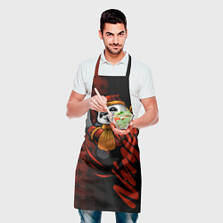 Фартук кулинарный Панда синоби, цвет: 3D-принт — фото 2