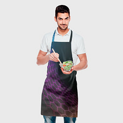 Фартук кулинарный Manchester City футбольная сетка, цвет: 3D-принт — фото 2
