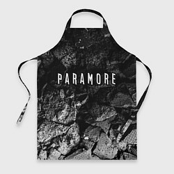 Фартук кулинарный Paramore black graphite, цвет: 3D-принт