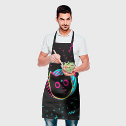 Фартук кулинарный Three Days Grace - rock star cat, цвет: 3D-принт — фото 2