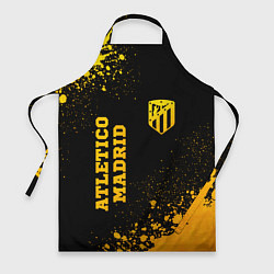 Фартук Atletico Madrid - gold gradient вертикально