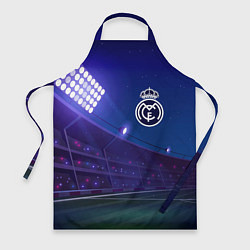 Фартук кулинарный Real Madrid ночное поле, цвет: 3D-принт