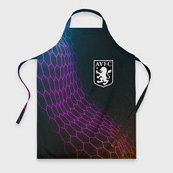 Фартук кулинарный Aston Villa футбольная сетка, цвет: 3D-принт