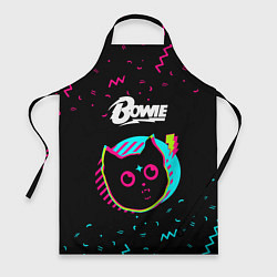 Фартук кулинарный David Bowie - rock star cat, цвет: 3D-принт