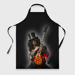 Фартук кулинарный Slash музыкант группы Guns N Roses, цвет: 3D-принт