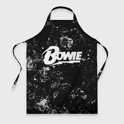 Фартук кулинарный David Bowie black ice, цвет: 3D-принт