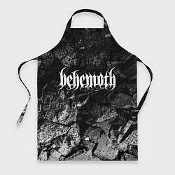 Фартук кулинарный Behemoth black graphite, цвет: 3D-принт