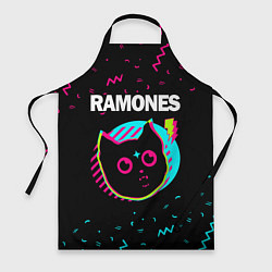 Фартук кулинарный Ramones - rock star cat, цвет: 3D-принт