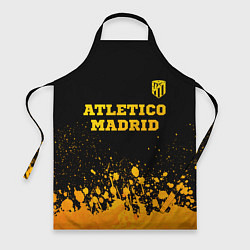 Фартук Atletico Madrid - gold gradient посередине
