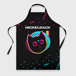 Фартук кулинарный Nickelback - rock star cat, цвет: 3D-принт