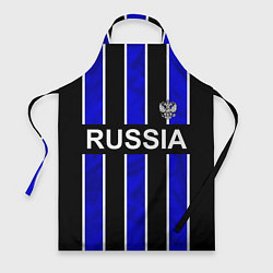 Фартук Россия- черно-синяя униформа