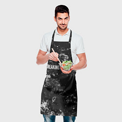 Фартук кулинарный Breaking Benjamin black ice, цвет: 3D-принт — фото 2