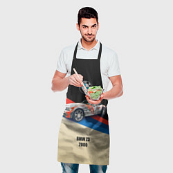 Фартук кулинарный Немецкий родстер BMW Z3, цвет: 3D-принт — фото 2
