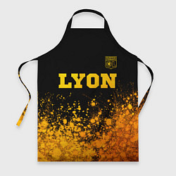 Фартук Lyon - gold gradient посередине