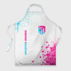 Фартук Atletico Madrid neon gradient style вертикально